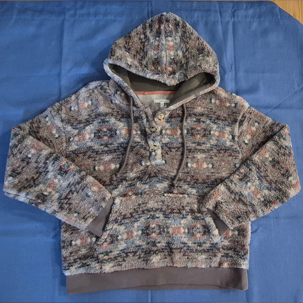 Maurices Multicolor Patterned Sweater